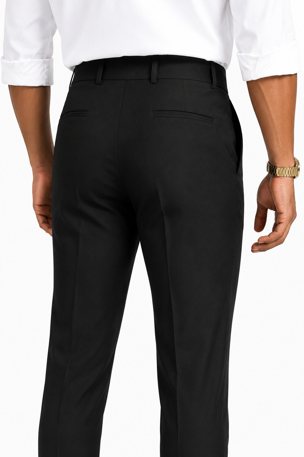 Men’s Black Slim Fit Formal Trouser