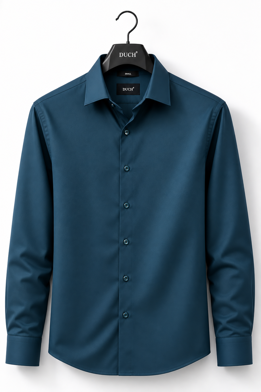 Men's Teal Blue Slim Fit Premium formal Shirt