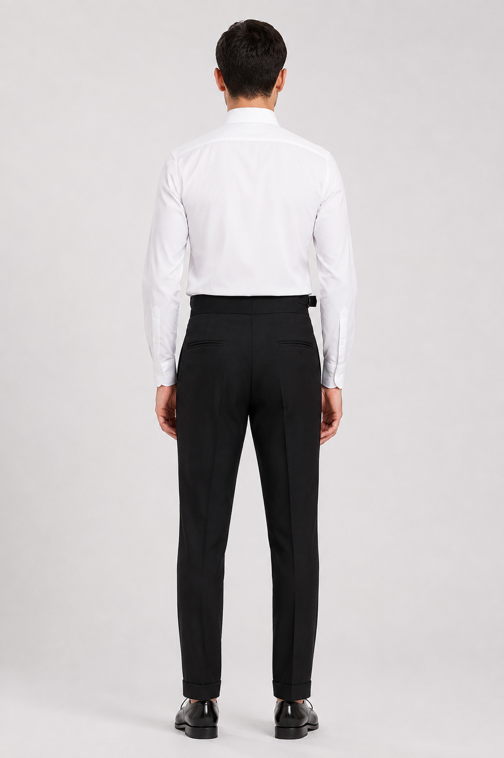 Men's Black Gurkha Premium Formal Trousers