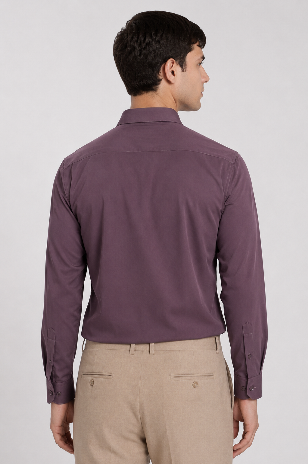 Men's Mauve Slim Fit Premium Formal Shirt