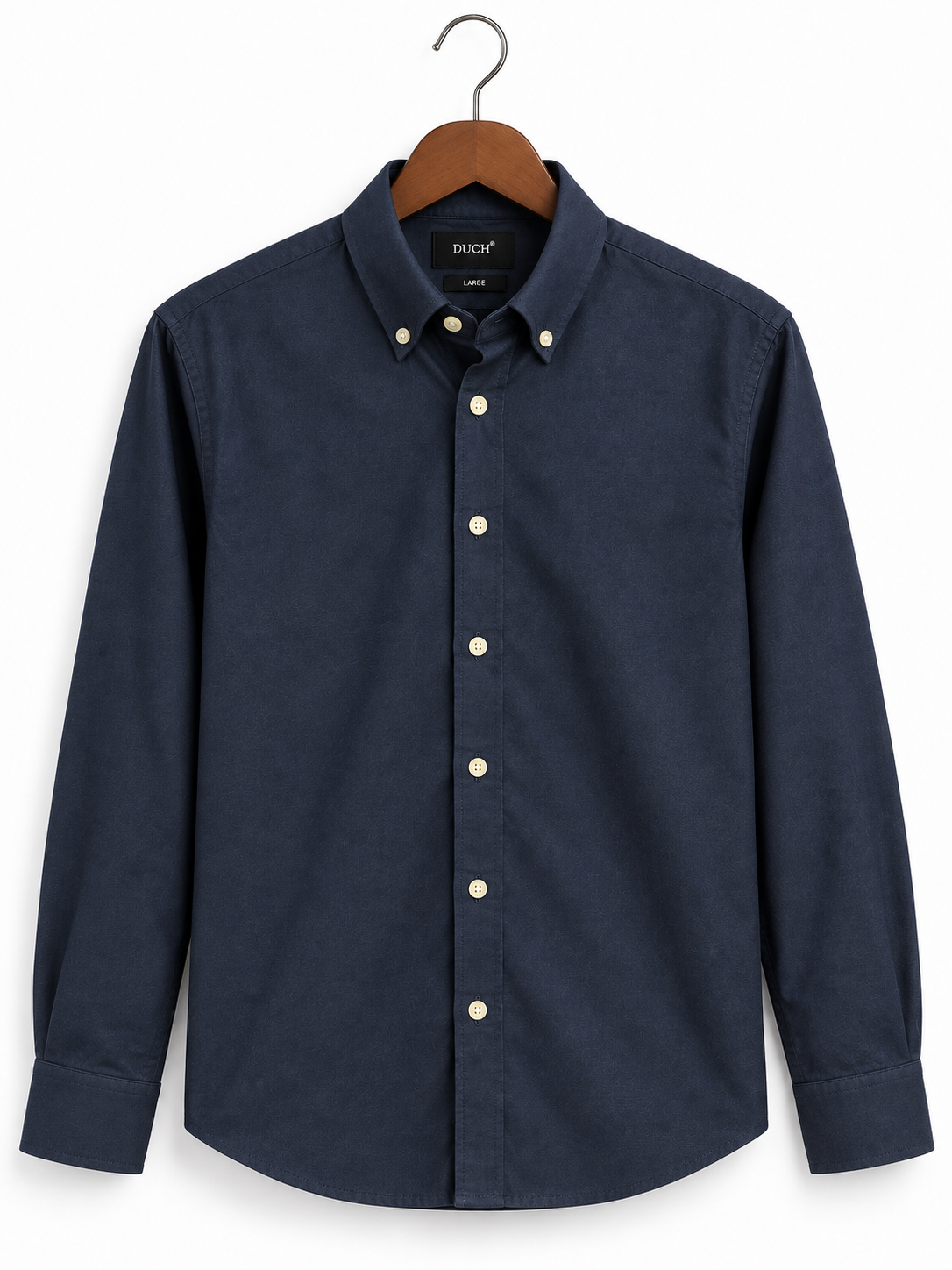 Men's Navy Blue imported Oxford Formal Shirt-Slim Fit
