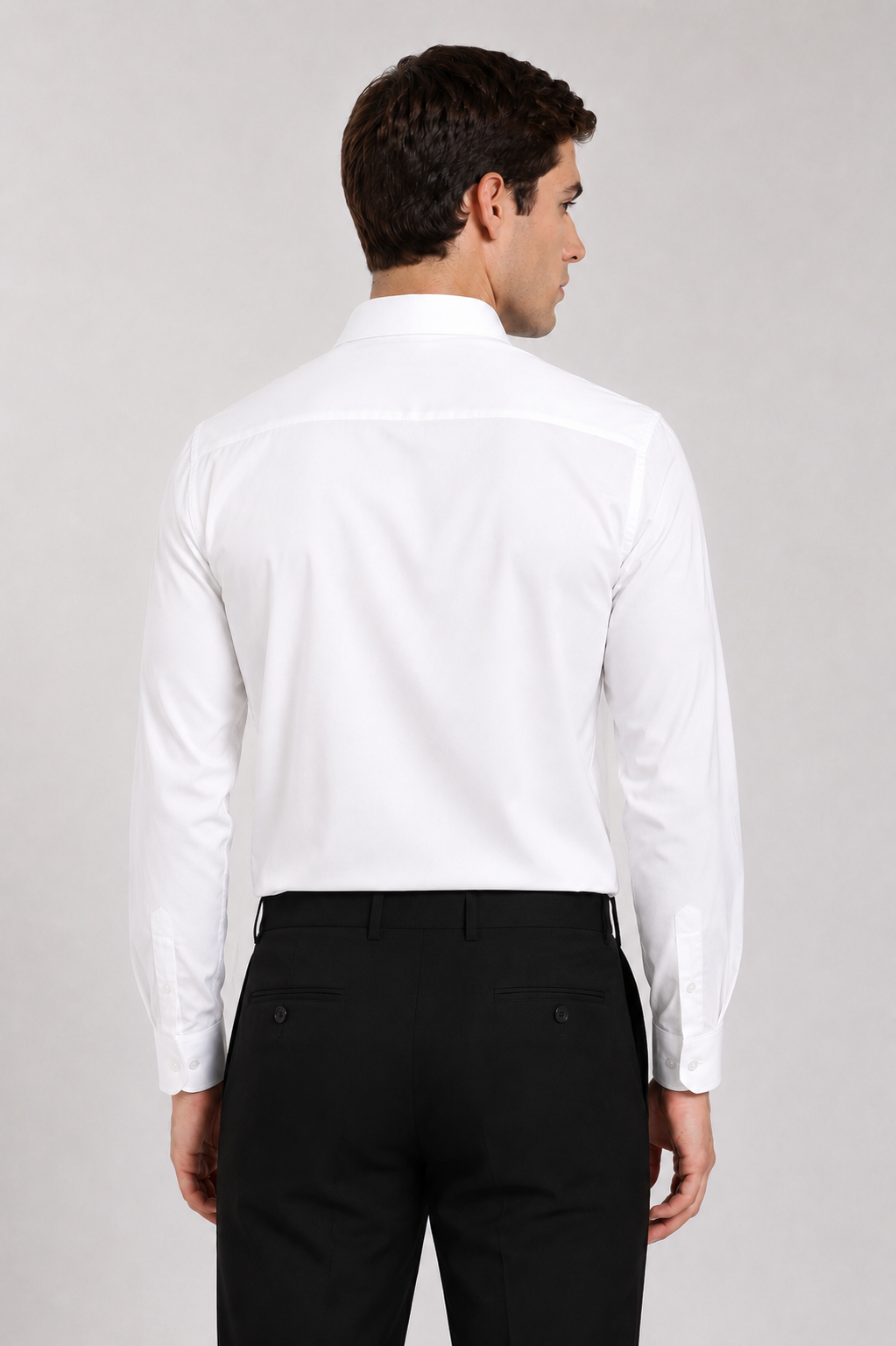 Men's White Slim Fit Premium Formal Shirt