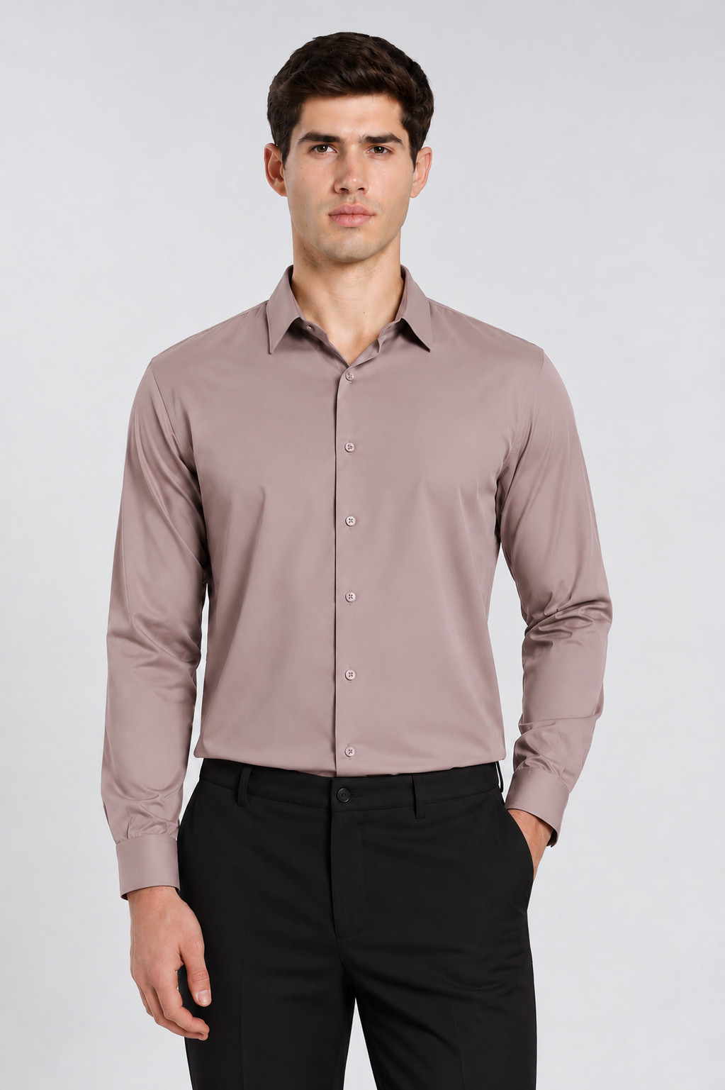 Men's Baby Pink premium Formal Shirt