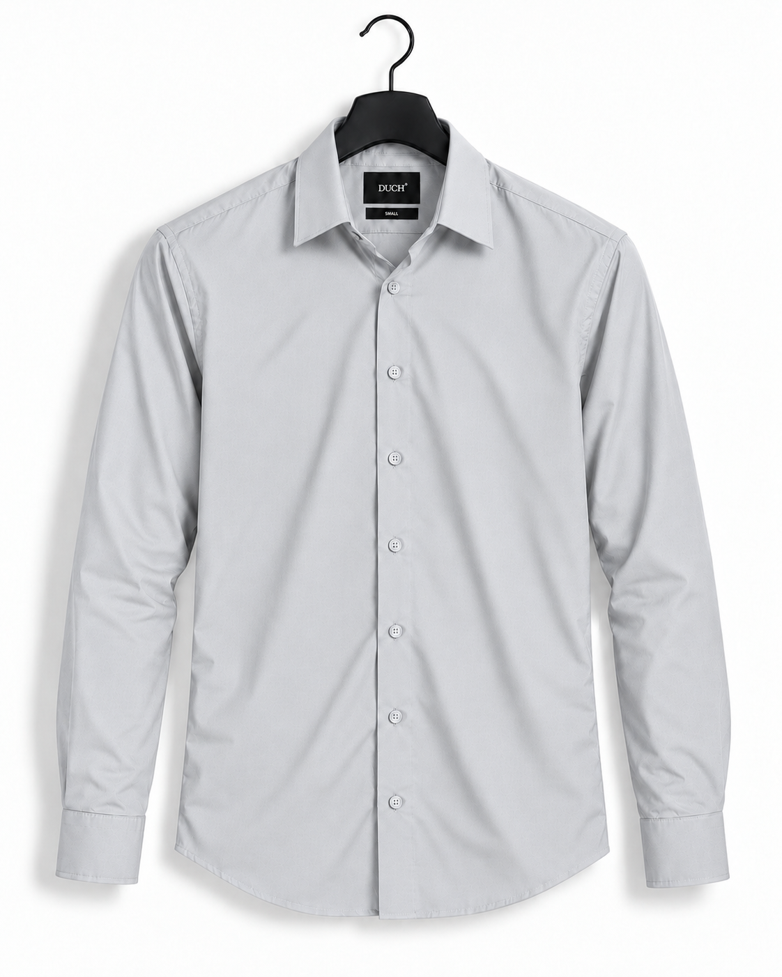 Men's ice Grey Imported Oxford Formal Shirt-Slim Fit