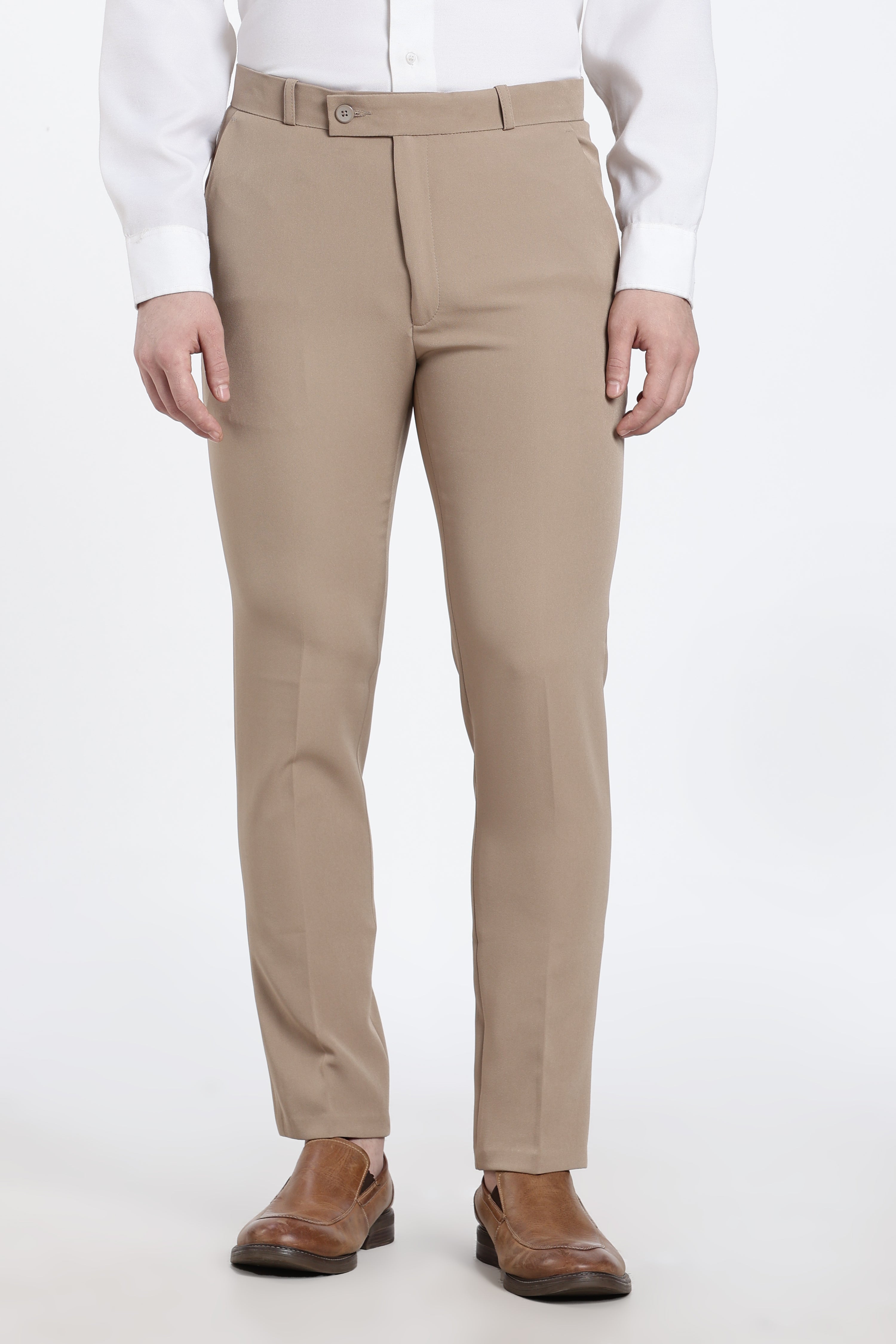 Men’s Sandal Beige Premium Formal Barbie Lycra Trouser