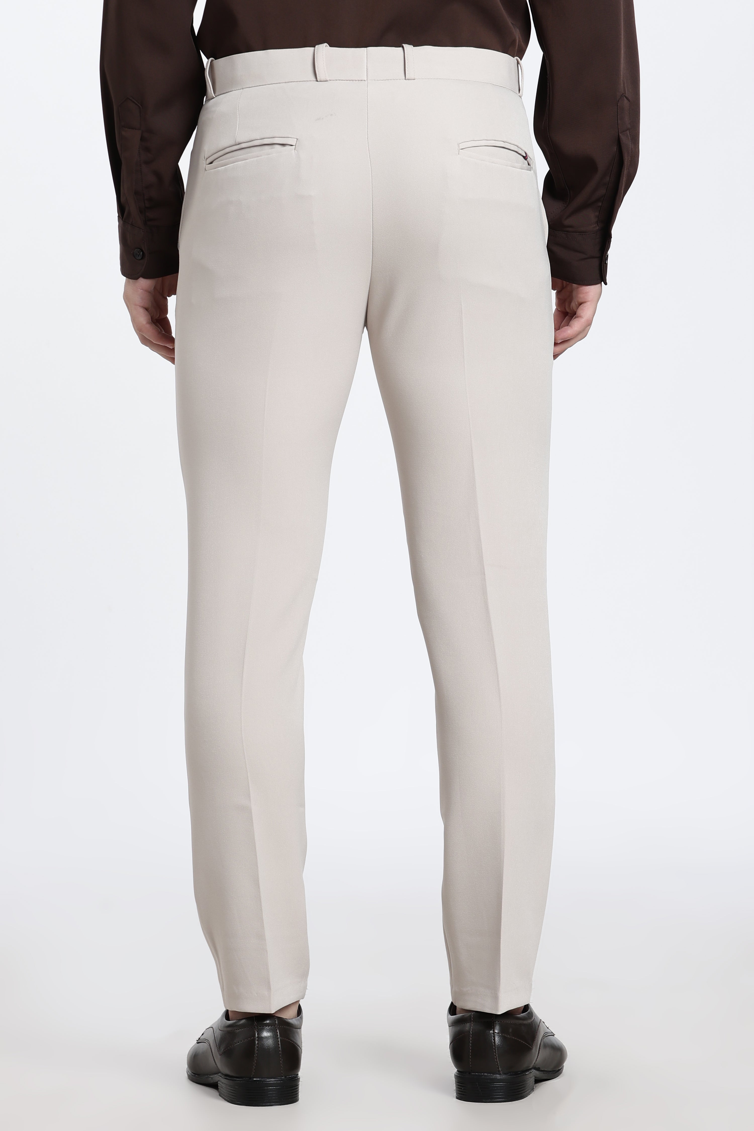 Men’s Off-White Premium Formal Barbie Lycra Trouser