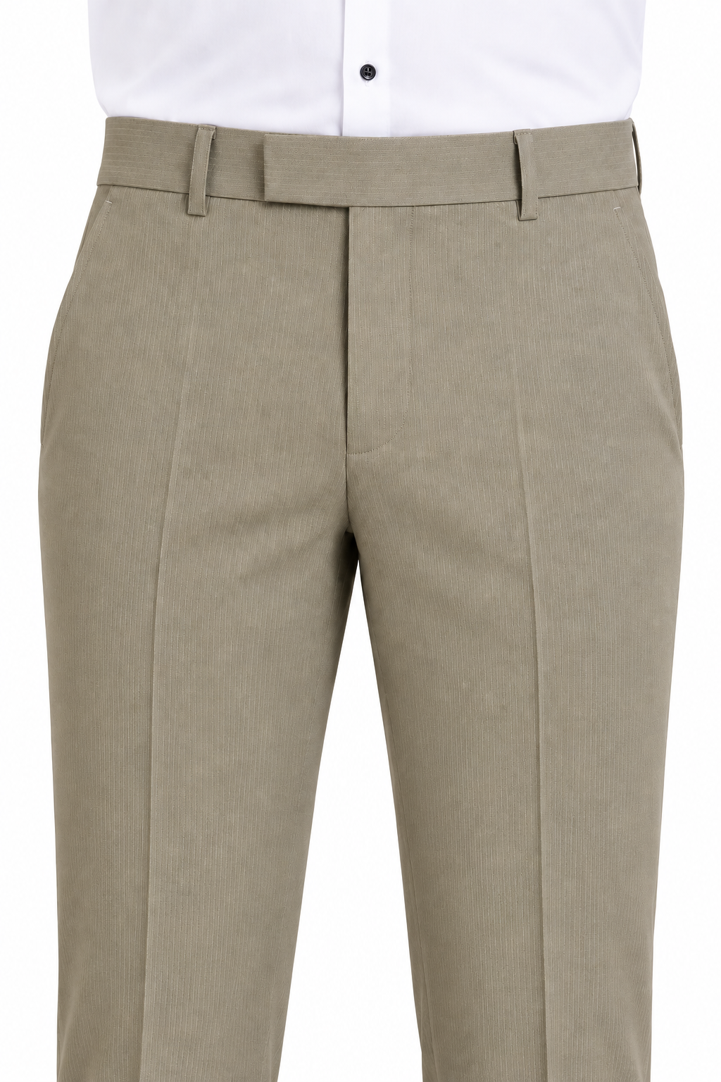 Men's Slim Fit Beige Trousers – Jupiter Fabric