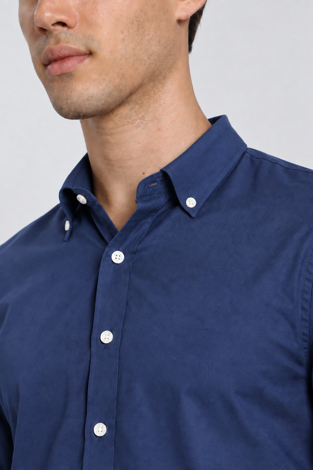 Men's Blue imported Oxford Formal Shirt-Slim Fit
