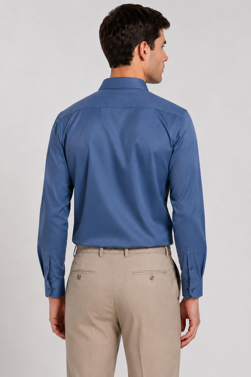 Men's Sky Blue Slim Fit Premium Formal Shirt