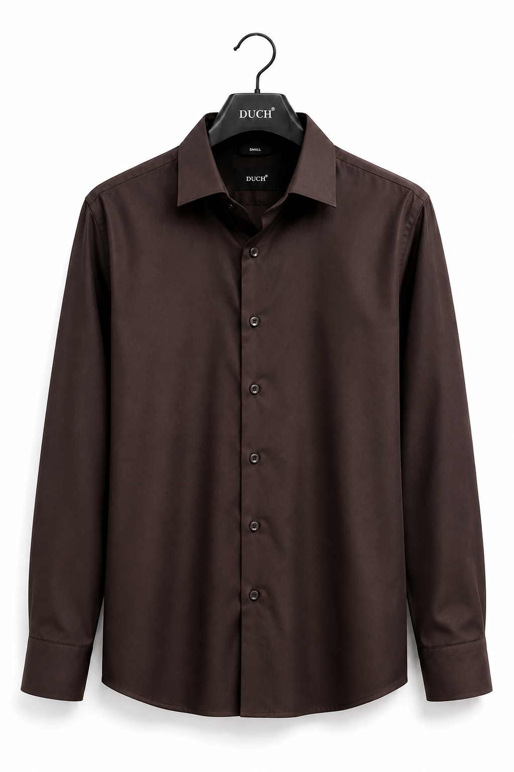 Men's Dark Brown Slim Fit Premium Formal Shirt