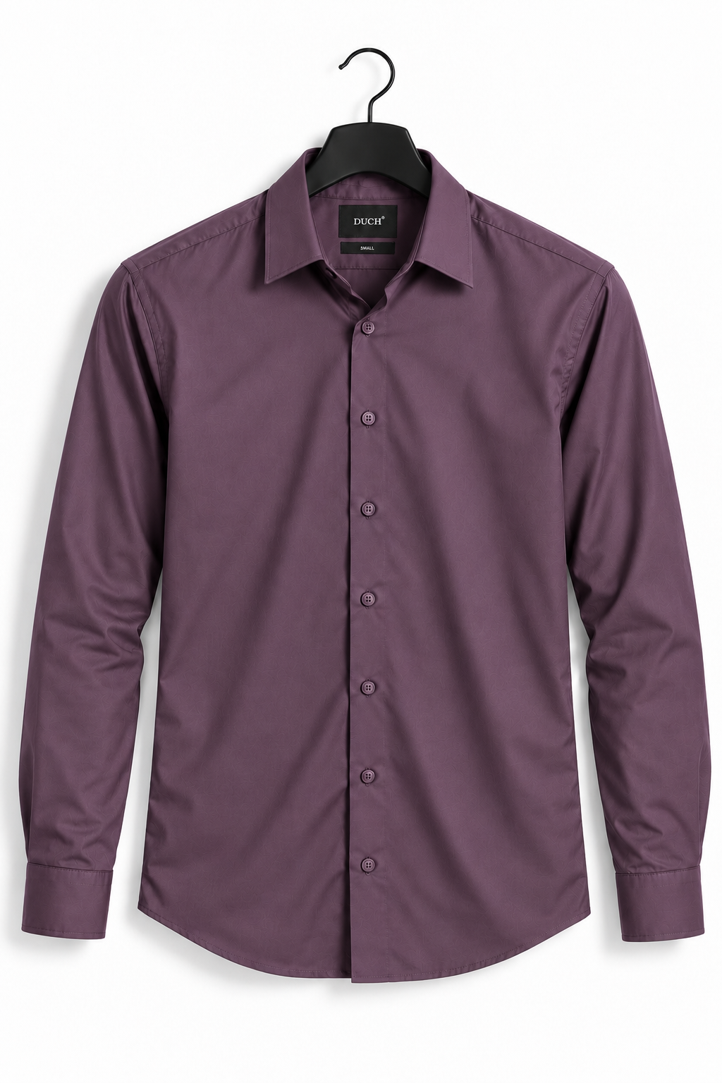Men's Plum Imported Oxford Formal Shirt-Slim Fit