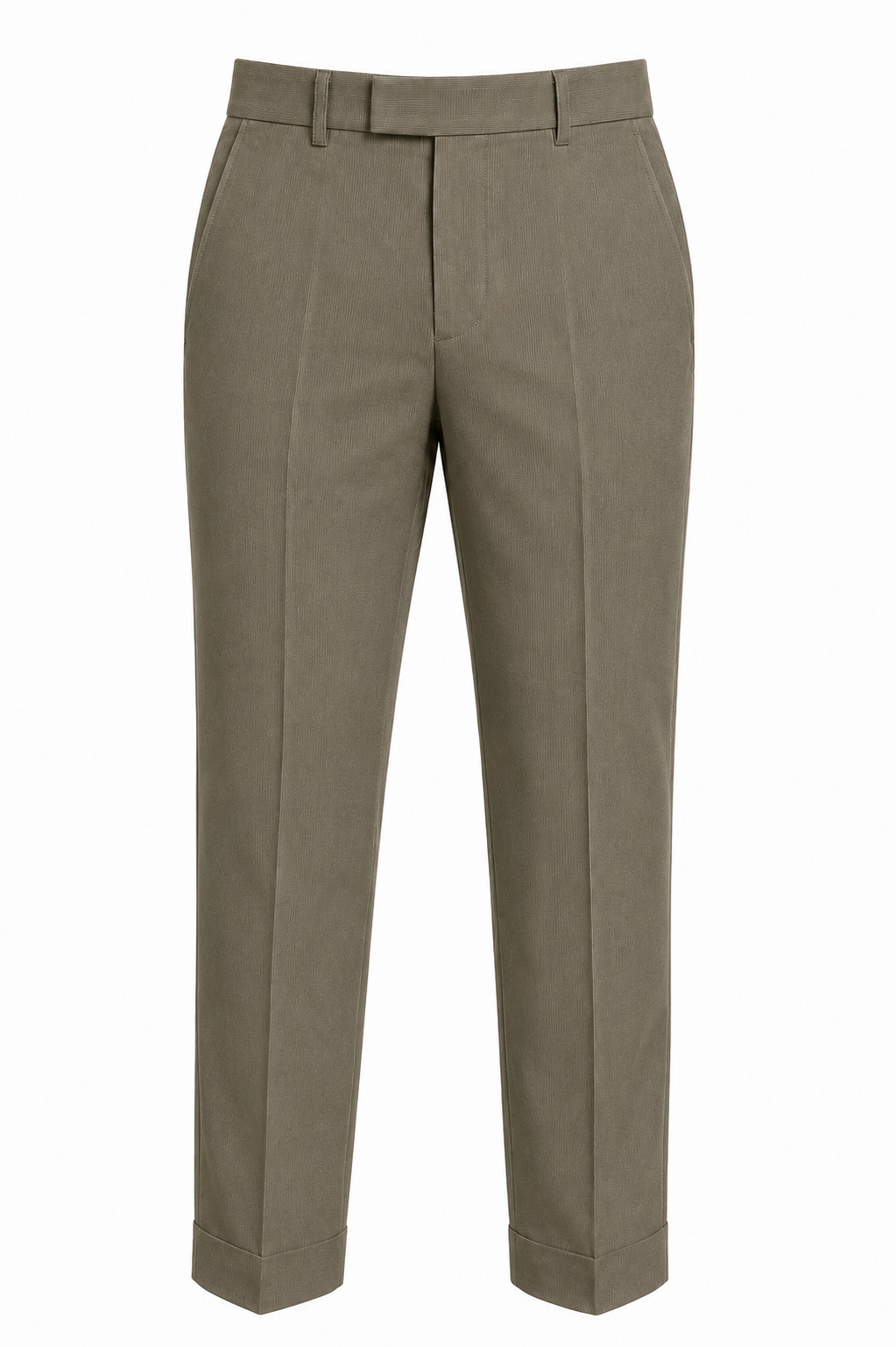 Men's Jupiter Fabric Slim Fit Trousers – Olive Brown