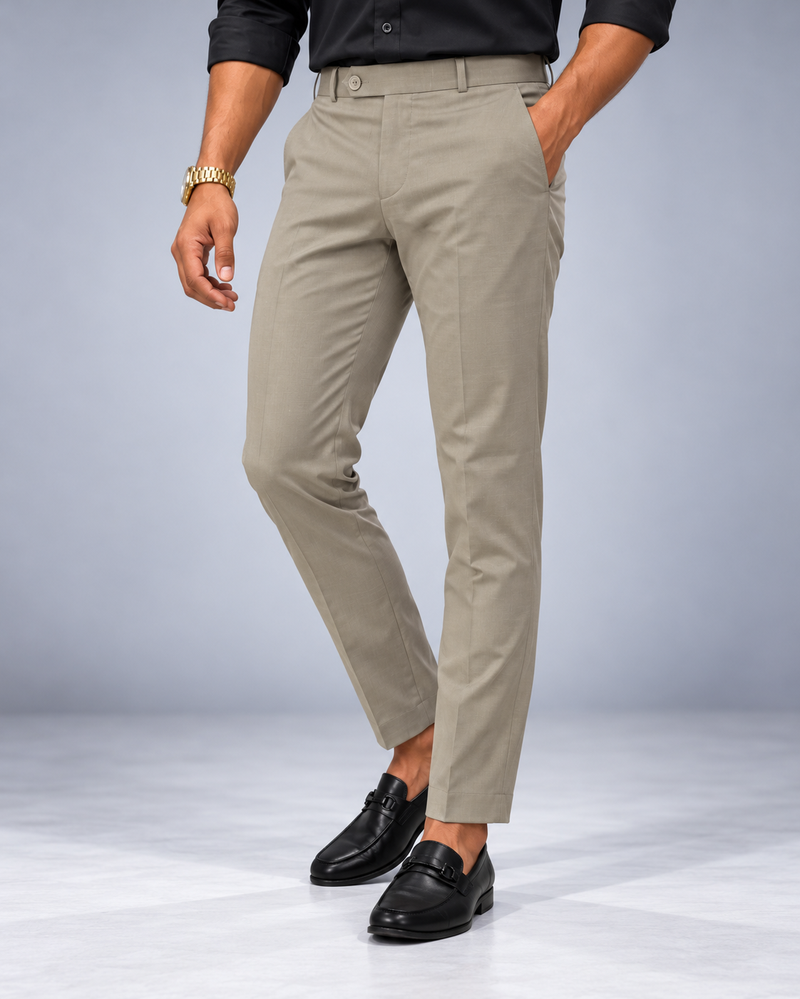 Men’s Imported Khaki Polo Fit Formal Trousers
