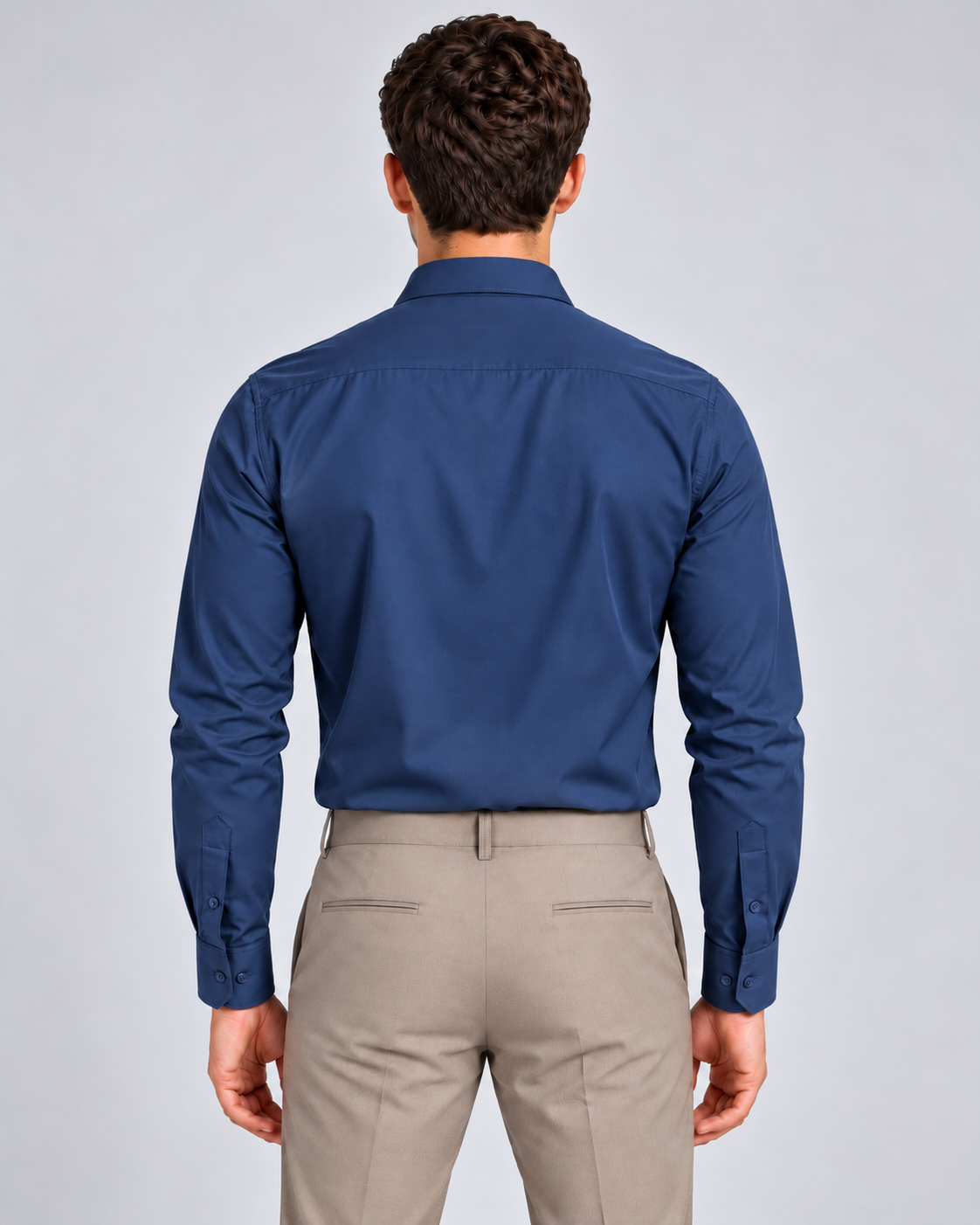 Men's Navy Blue premium Formal Shirt